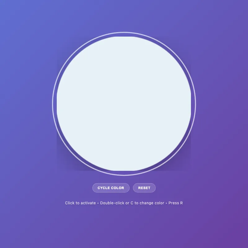 Render of circle · chain · Haiku 4.5, step 014