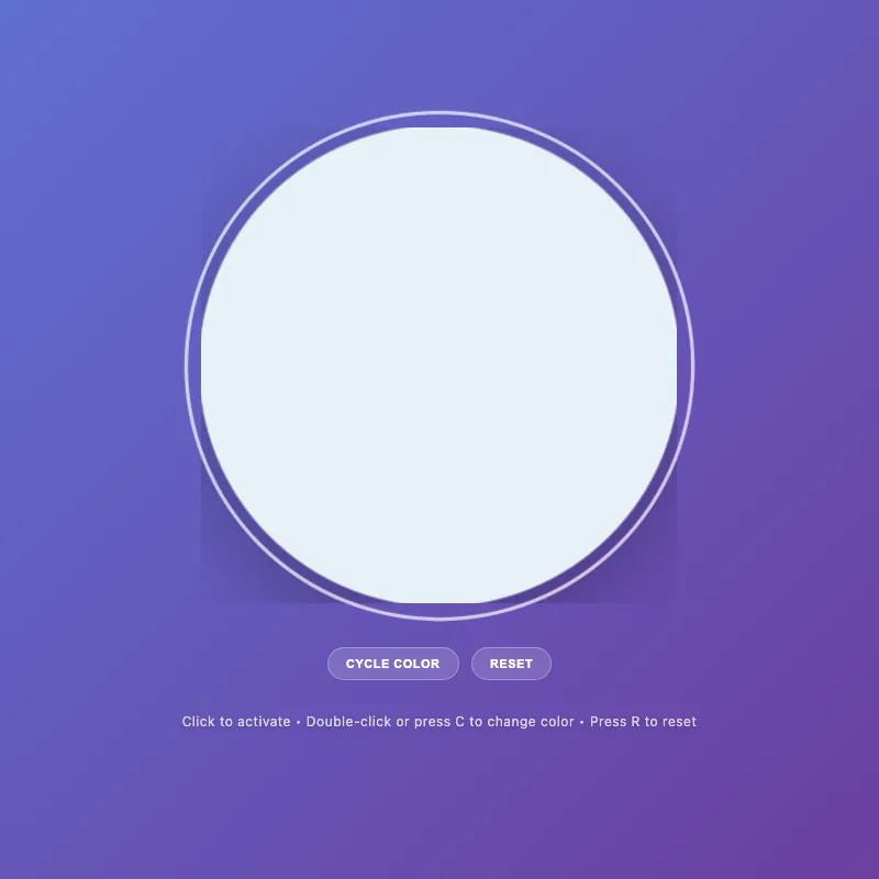 Render of circle · chain · Haiku 4.5, step 016