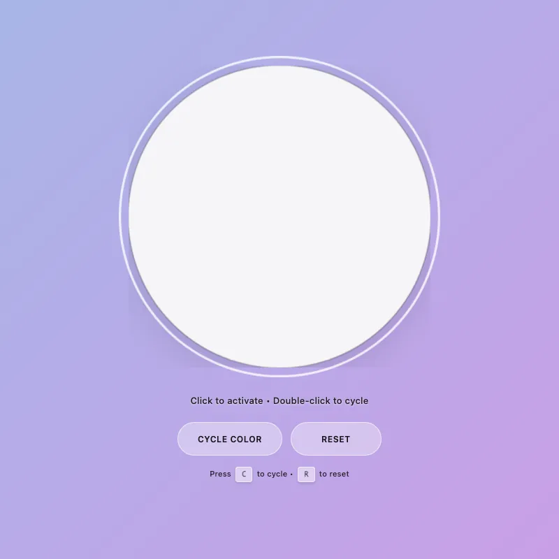 Render of circle · chain · Haiku 4.5, step 035