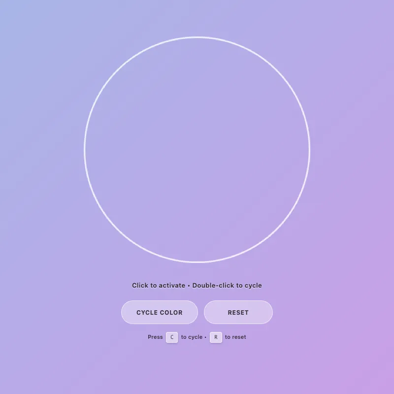 Render of circle · chain · Haiku 4.5, step 039