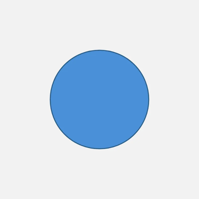 Render of circle · sample · Sonnet 5, trial 018